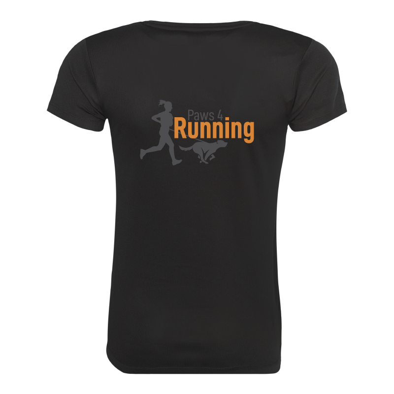 Paws 4 Running Ladies Fit T-Shirt - Image 2