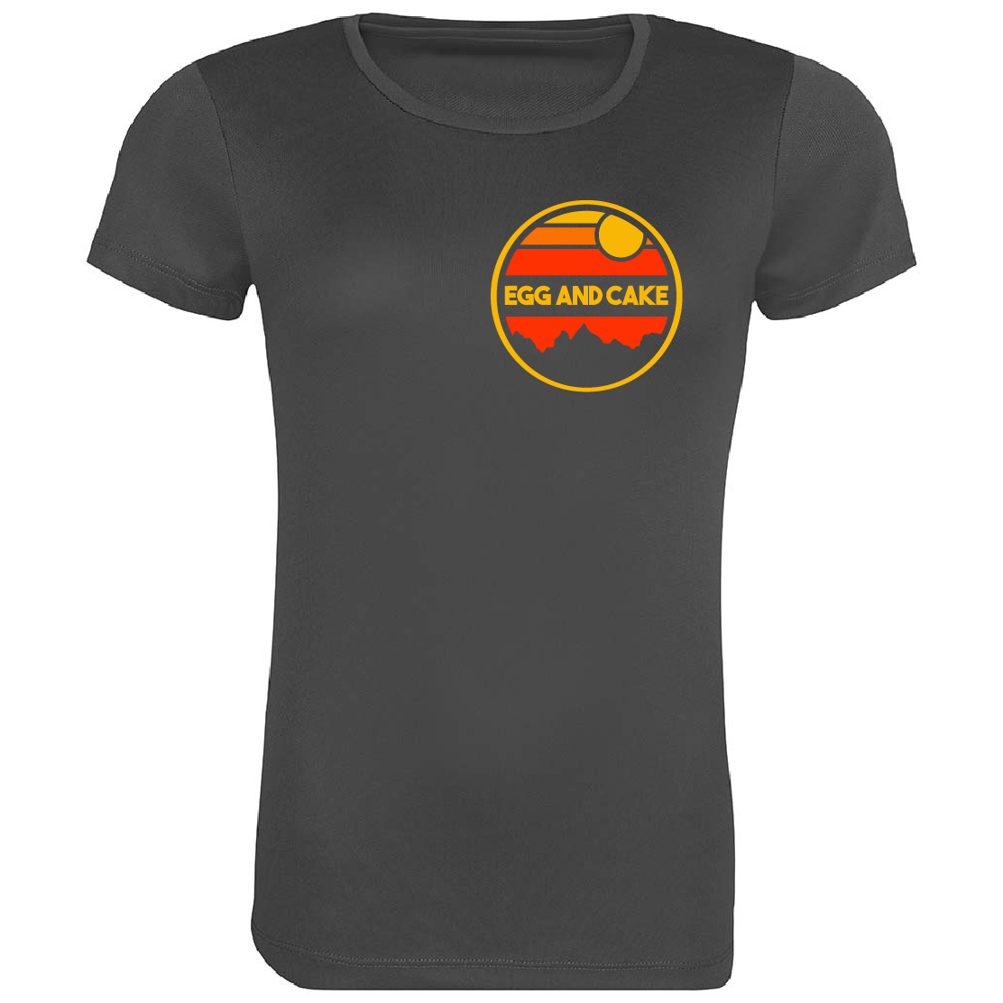 Egg & Cake Ladies Standard Short Sleeve T-Shirt - Egged On & Caked in Mud - Image 4