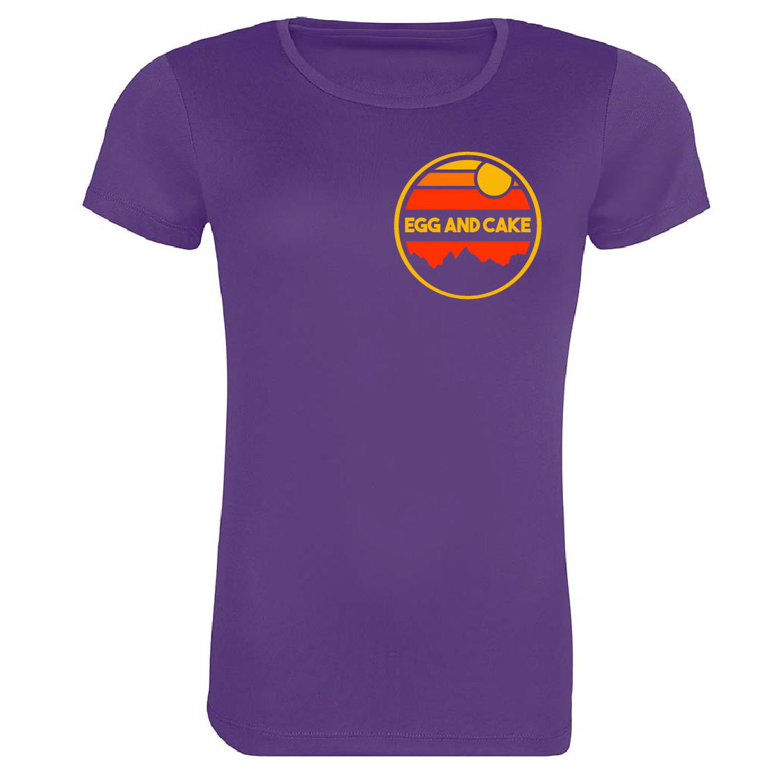 Egg & Cake Ladies Standard Short Sleeve T-Shirt - Egged On & Caked in Mud - Image 5