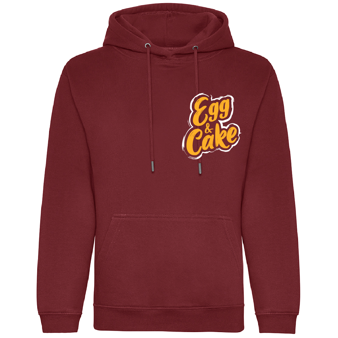 Egg & Cake Organic Grunge Hoodie - Image 7