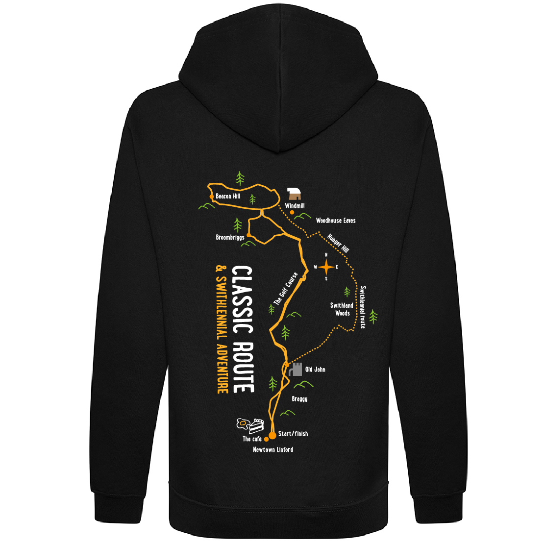 Egg & Cake Organic Grunge Hoodie - Image 8