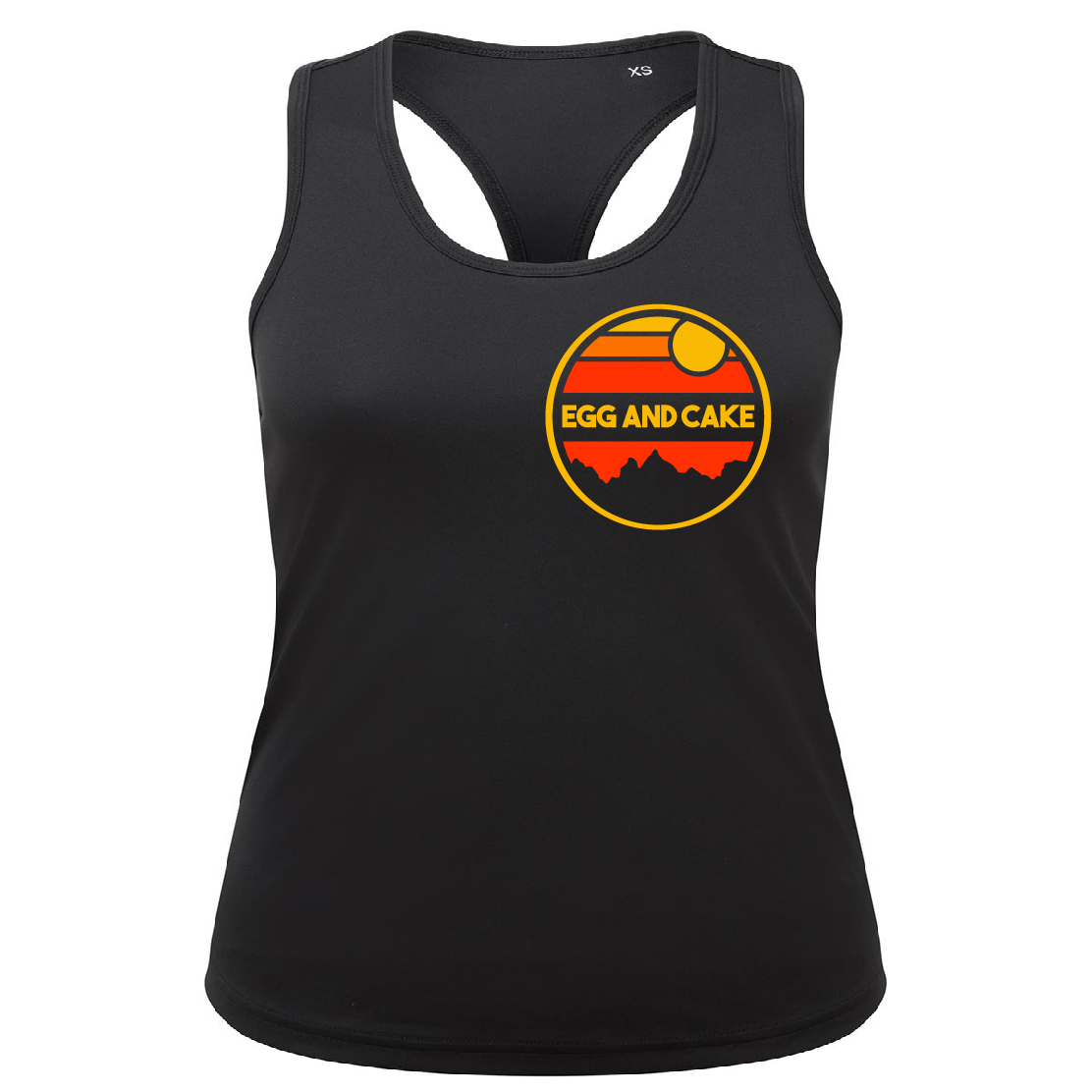 Egg & Cake Ladies Standard Vest - Racer Back - Icons - Image 2