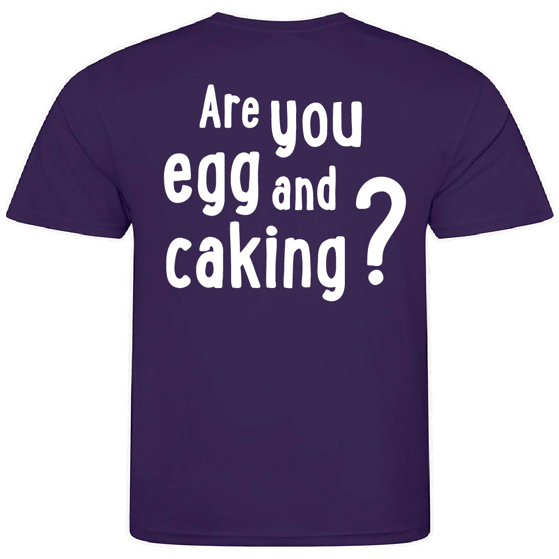 Egg & Cake Grunge Short Sleeve T-Shirt - Are you Egg & Caking?