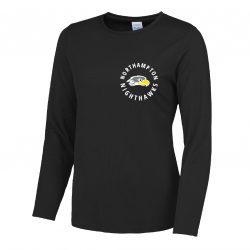 Northampton Nighthawks Ladies Fit Long Sleeve T-Shirt