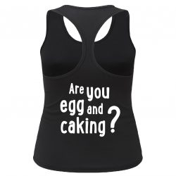 Egg & Cake Ladies Grunge Vest - Are You Egg & Caking?