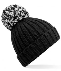 Leicester Triathlon Club Beanie Hat - Black & white