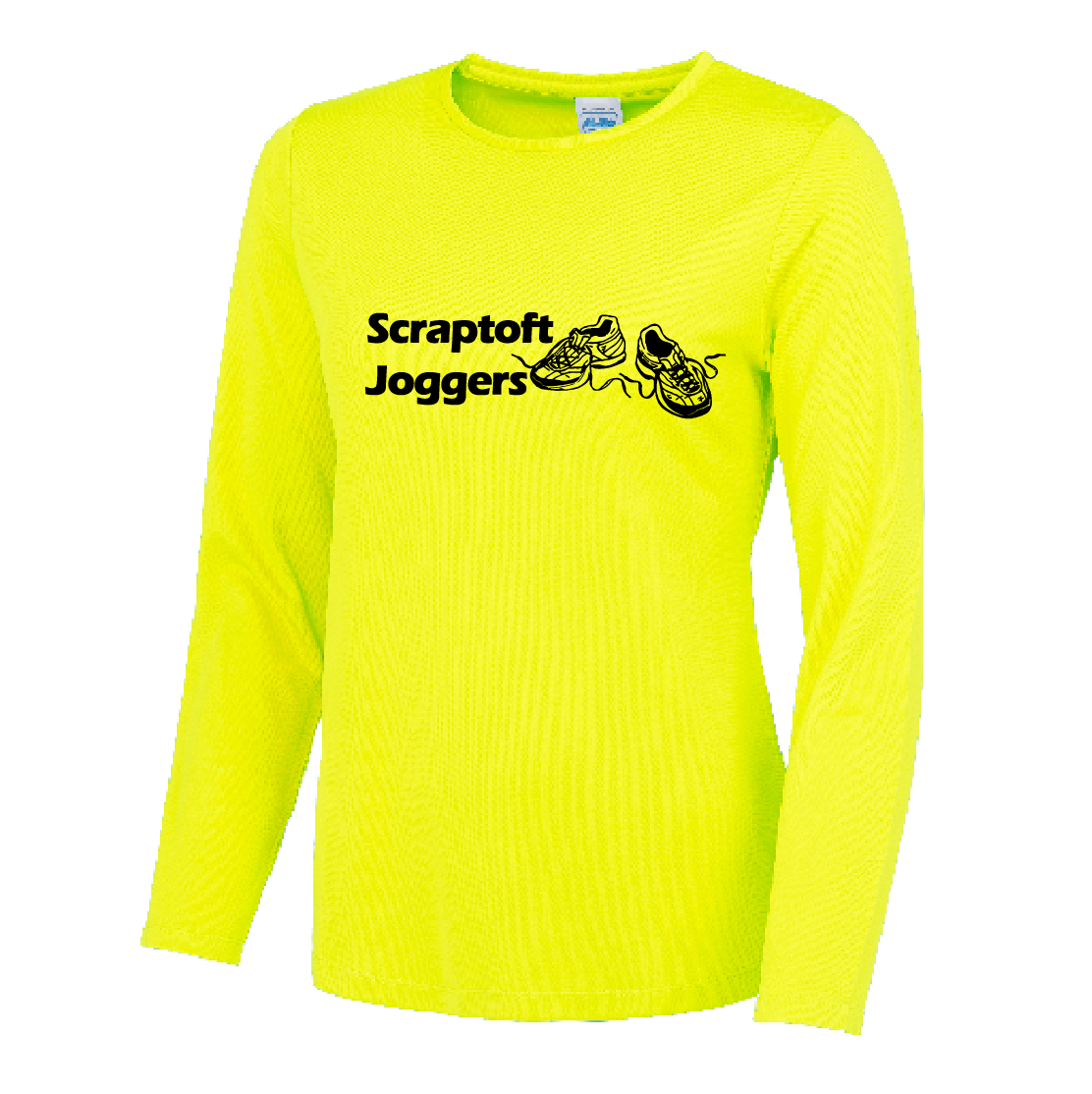 Scraptoft Joggers Ladies Fit Long Sleeve T-Shirt - Image 3