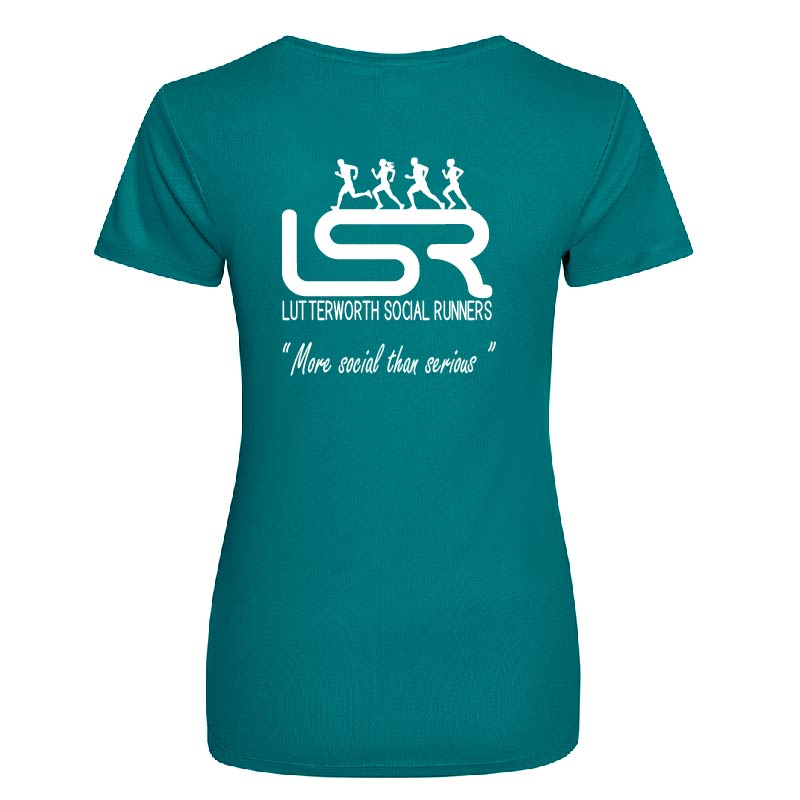 Lutterworth Social Runners Ladies Fit T-Shirt - Image 3